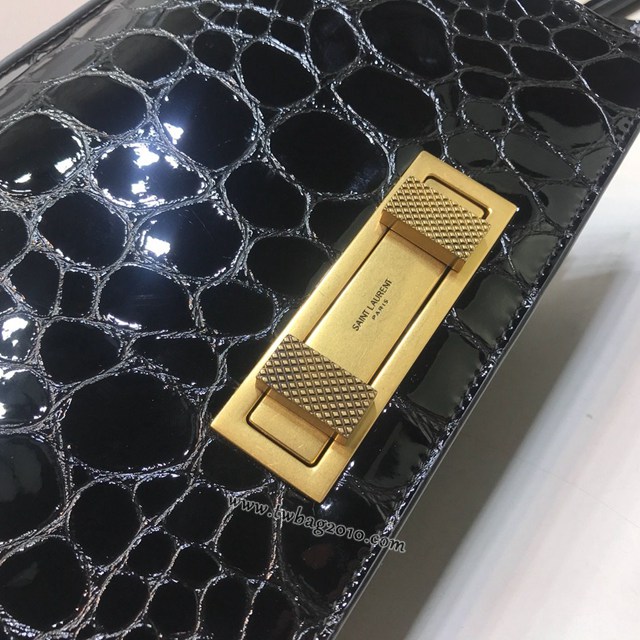 YSL专柜款女包 聖羅蘭經典款DOMINO中號龜紋皮包 YSL肩背斜挎包 538791  jjh1069